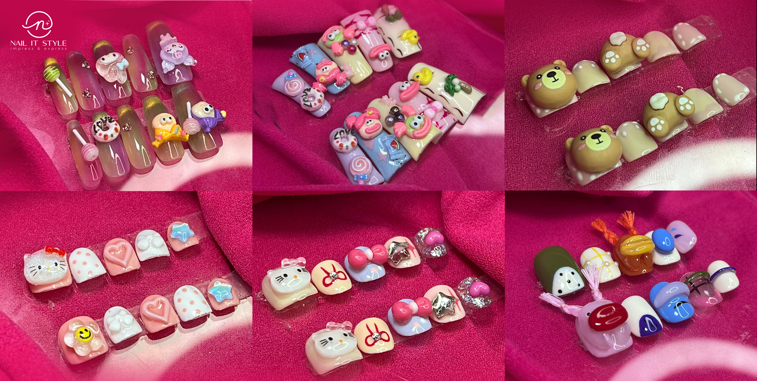 Press-on Nail for Cute & Casual Playtime